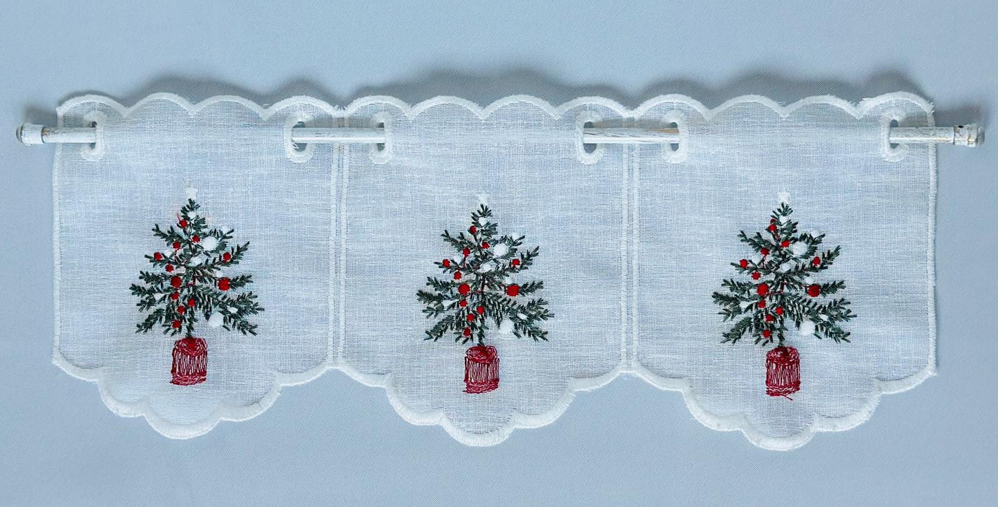 Mantovana albero di Natale con vasetto