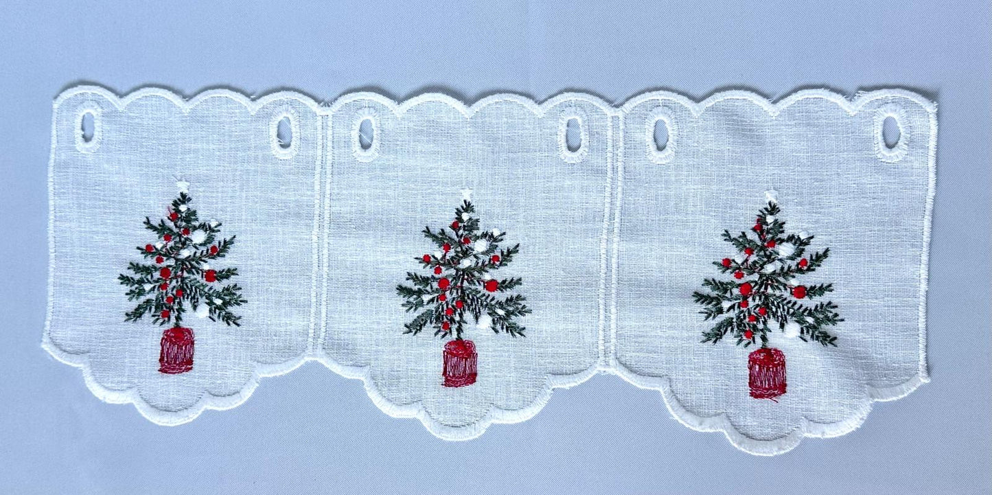 Mantovana albero di Natale con vasetto