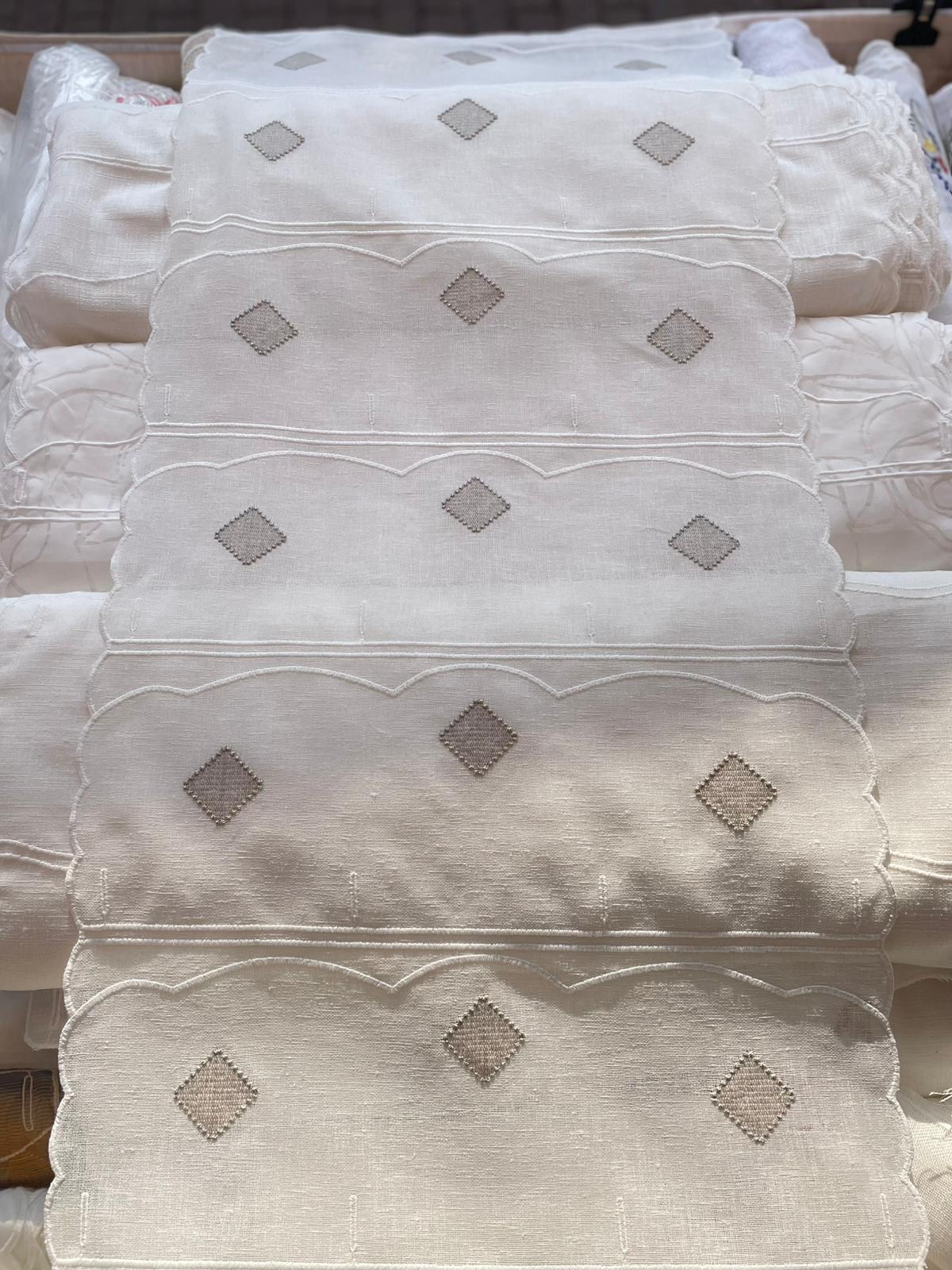 Tenda modulare rombi beige