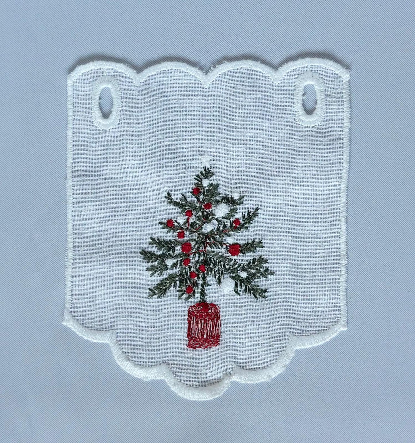 Mantovana albero di Natale con vasetto